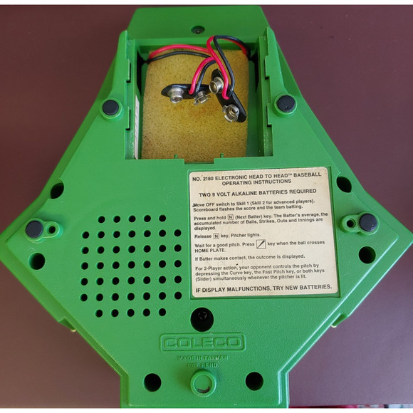 Coleco Head To Head Electronic Baseball Game 2180 Tested-Working 1980s Vintage - Picture 15 of 16